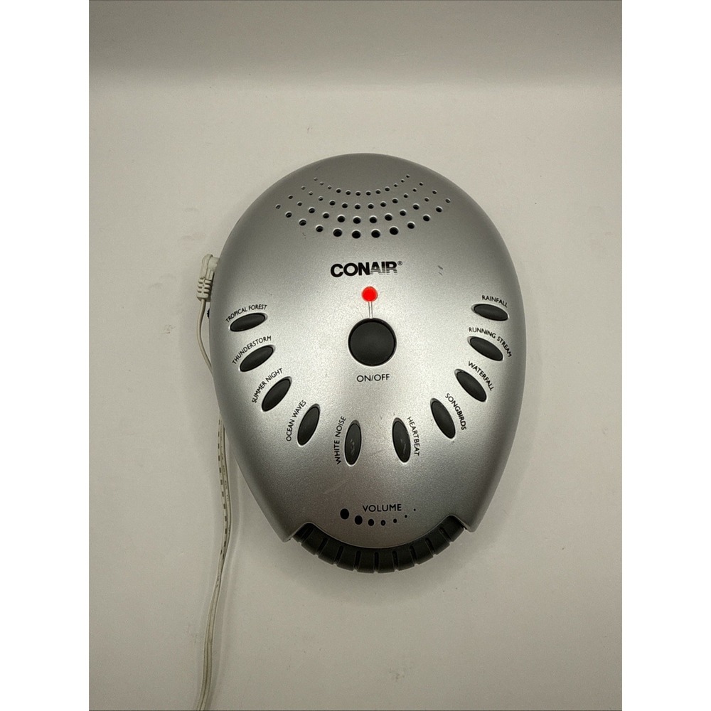 Conair Sound Therapy Machine White Noise 10 Sounds SU1 with Power Adapter TESTED